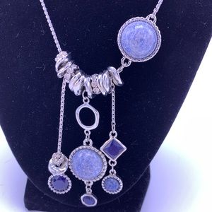 Chico’s 39 inch Rad asymmetrical tassel necklace